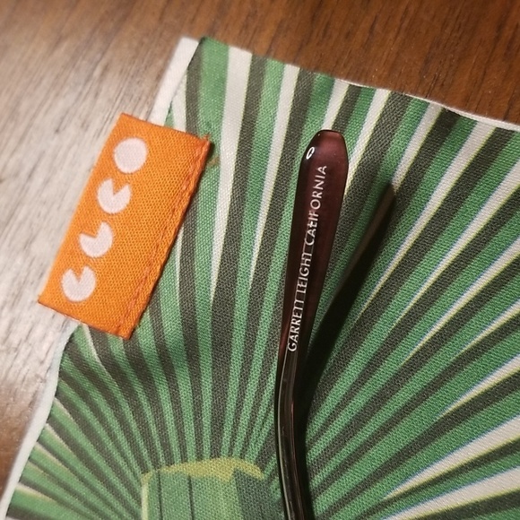 💕GARRETT LEIGHT💕 Zephyr Sunglasses ~ Plum Velvet Pink Blush Mirror Lens NWT - Picture 16 of 16